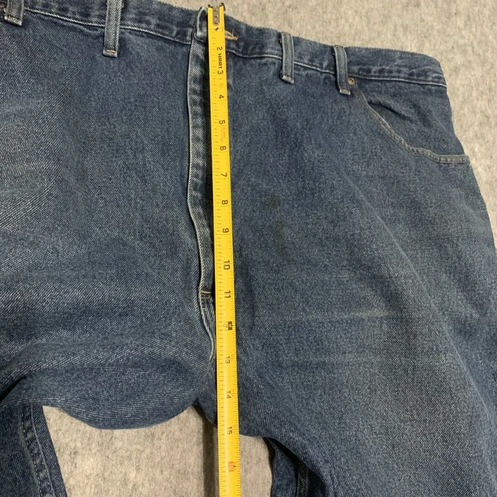 Wrangler Authentics Men's Dark Stonewash Jeans 100% Cotton (ZM200SD) Size 48x32